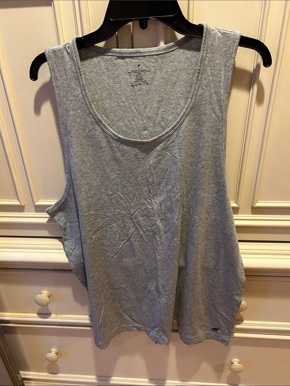 Fabletics Men's Grey Athletic Tank Top